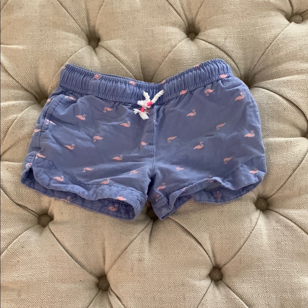OshKosh B'gosh Blue Flamingo Kids Shorts